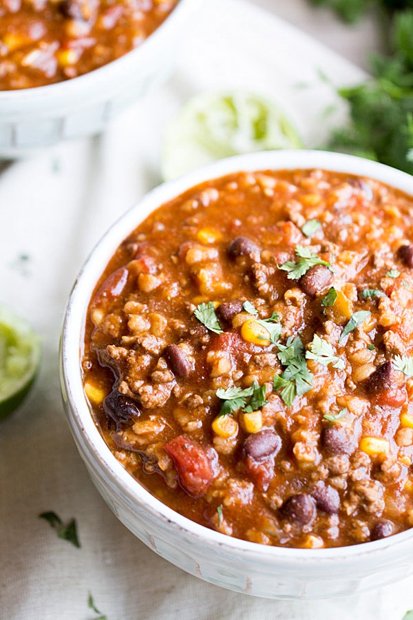 Slow Cooker Tex Mex Soup on This Gal Cooks 