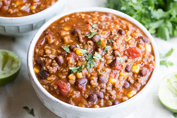 Slow Cooker Tex Mex Soup on This Gal Cooks 