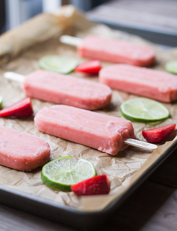 Strawberry Lime Mint Spritzers + Fruttare Bars3