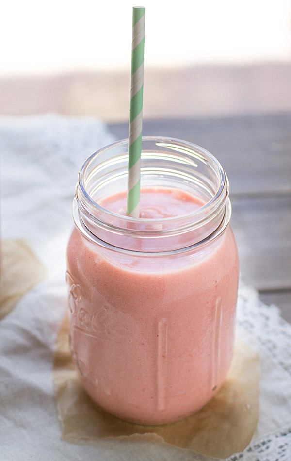 Strawberry Peach Smoothie 