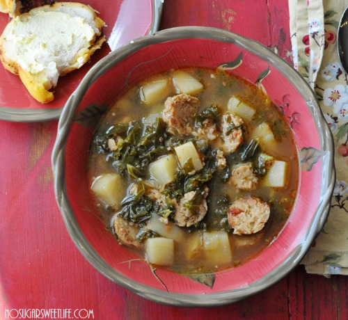 Slow Cooker Zuppa Toscana by Nosh and Nourish