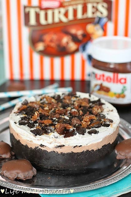 No-Bake Nutella Caramel Cheesecake Pie - Life made Sweeter 6.jpg