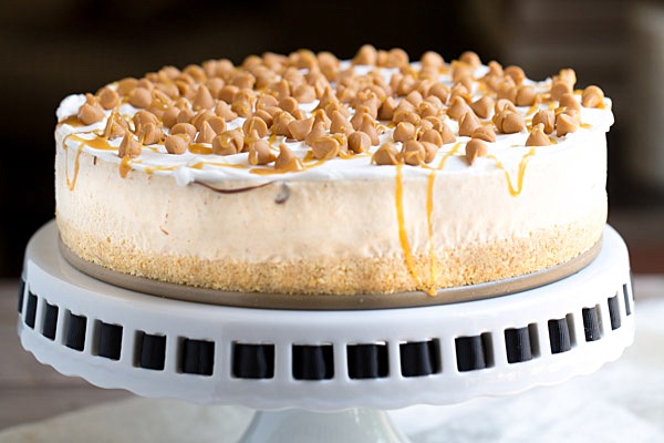 Pumpkin Spice Nutella Swirl Ice Cream Pie 