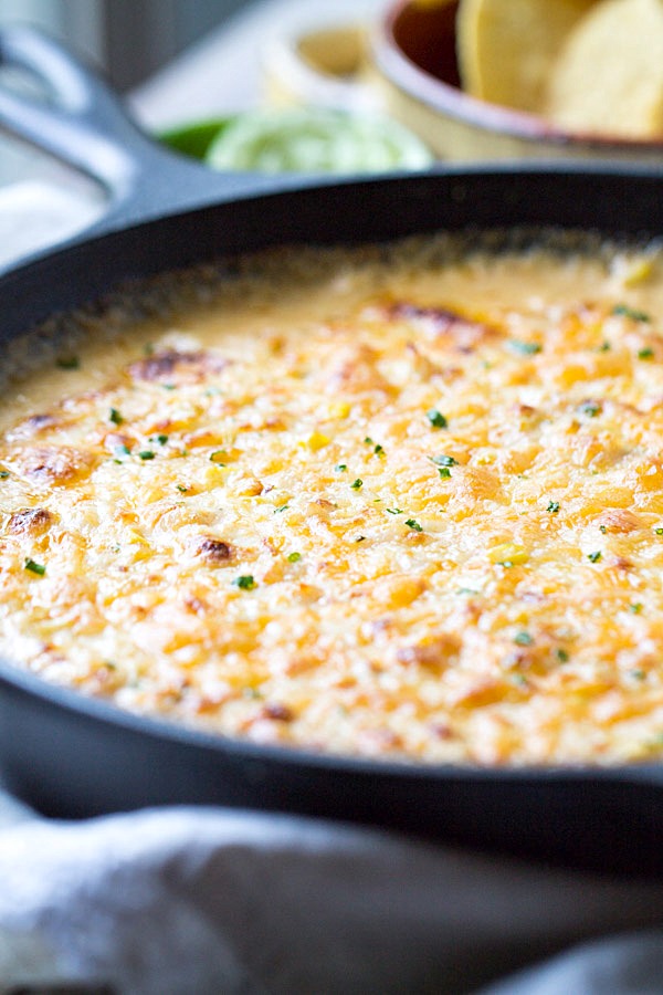 The BEST Cheesy Chipotle Shrimp Dip you'll ever get your hands on! Perfect for game day!
