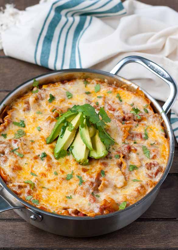 Cheesy-tex-mex-enchilada-skillet-lasagna-2