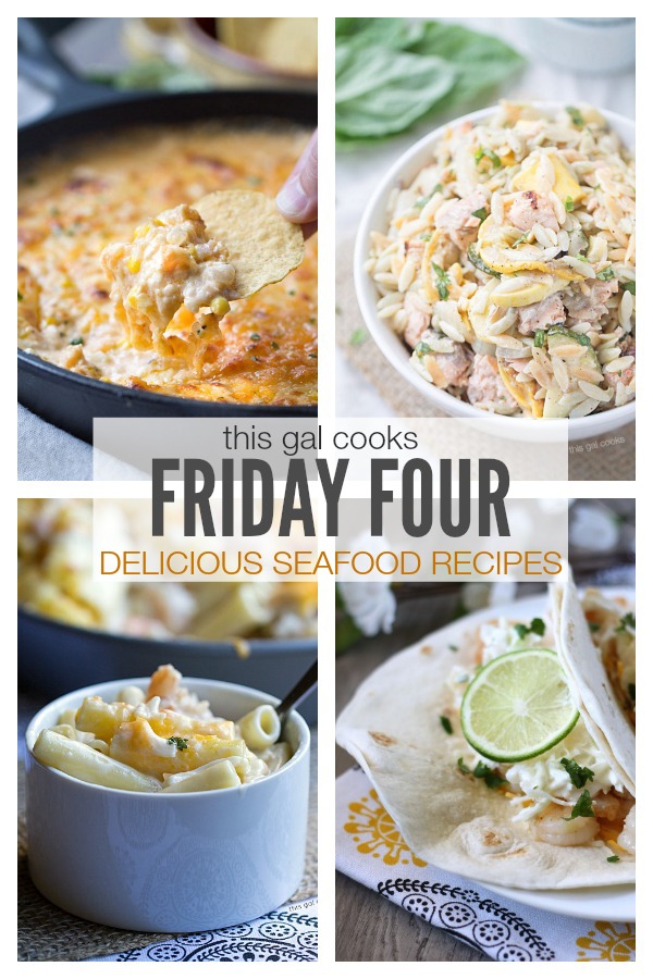 Friday Four: Delicious Seafood Recipes that you will LOVE! | This Gal Cooks