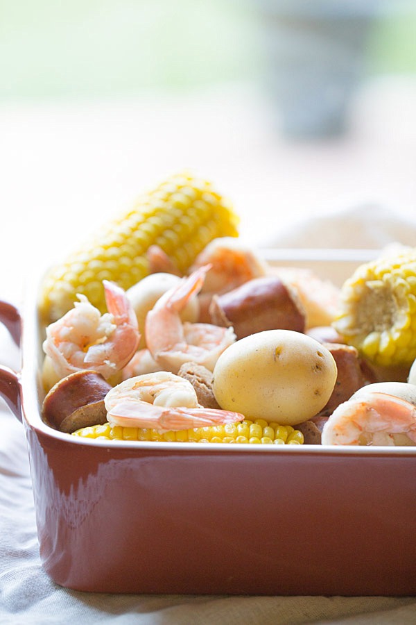 Low Country Boil. A simple one pot meal that will feed a crowd! | This Gal Cooks