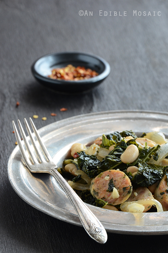 Sautéed-Kale-with-Sausage-and-White-Beans-2