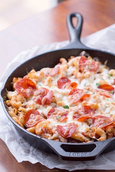 Skillet-Pizza-Pasta-Bake-GFWM