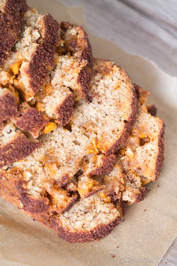 Apple Pie Butterscotch Snickerdoodle Bread | This Gal Cooks