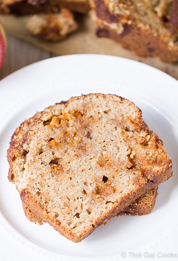 Apple Pie Butterscotch Snickerdoodle Bread | This Gal Cooks