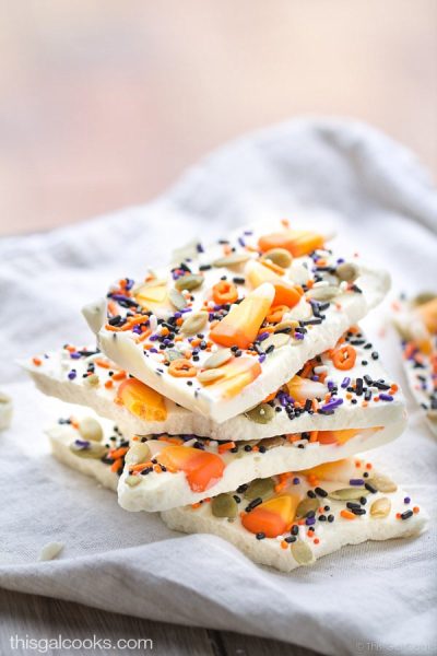 Candy Corn Halloween Bark4wm