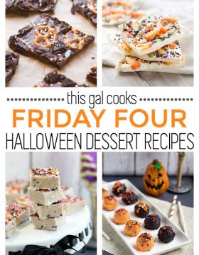 Friday Four 9 Halloween Dessert Recipes | This Gal Cooks