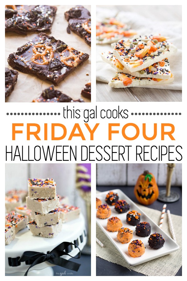 Friday Four 9: Halloween Dessert Recipes | This Gal Cooks