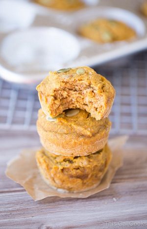 Healthier Pumpkin Muffins - This Gal Cooks