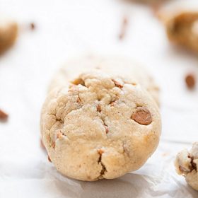 Pumpkin Cinnamon Chip Cream Cheese Cookies | This Gal Cooks #dessert