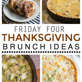 Friday Four: Four Thanksgiving Brunch Ideas | This Gal Cooks #recipes