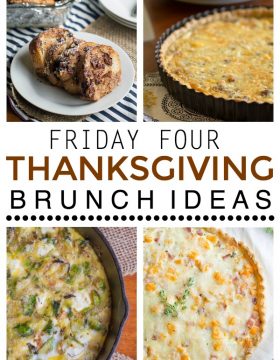 Friday Four: Four Thanksgiving Brunch Ideas | This Gal Cooks #recipes