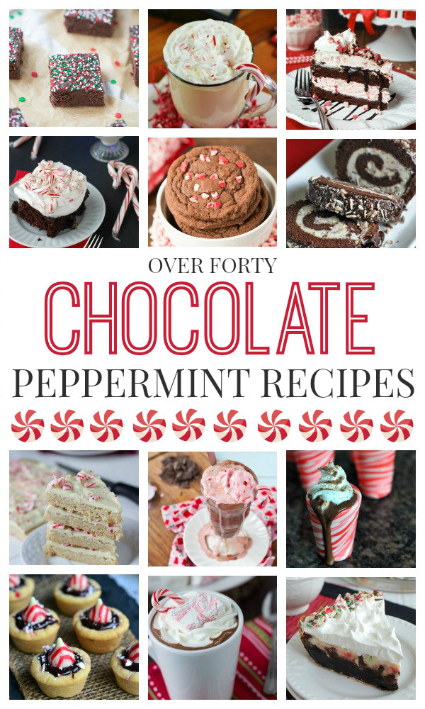 Over 40 Chocolate Peppermint Recipes for Christmas