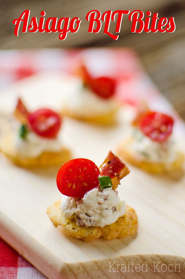 Asiago BLT Bites | Krafted Koch