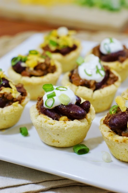 Mini Cornbread Chili Bites | The Kitchen Is My Playground