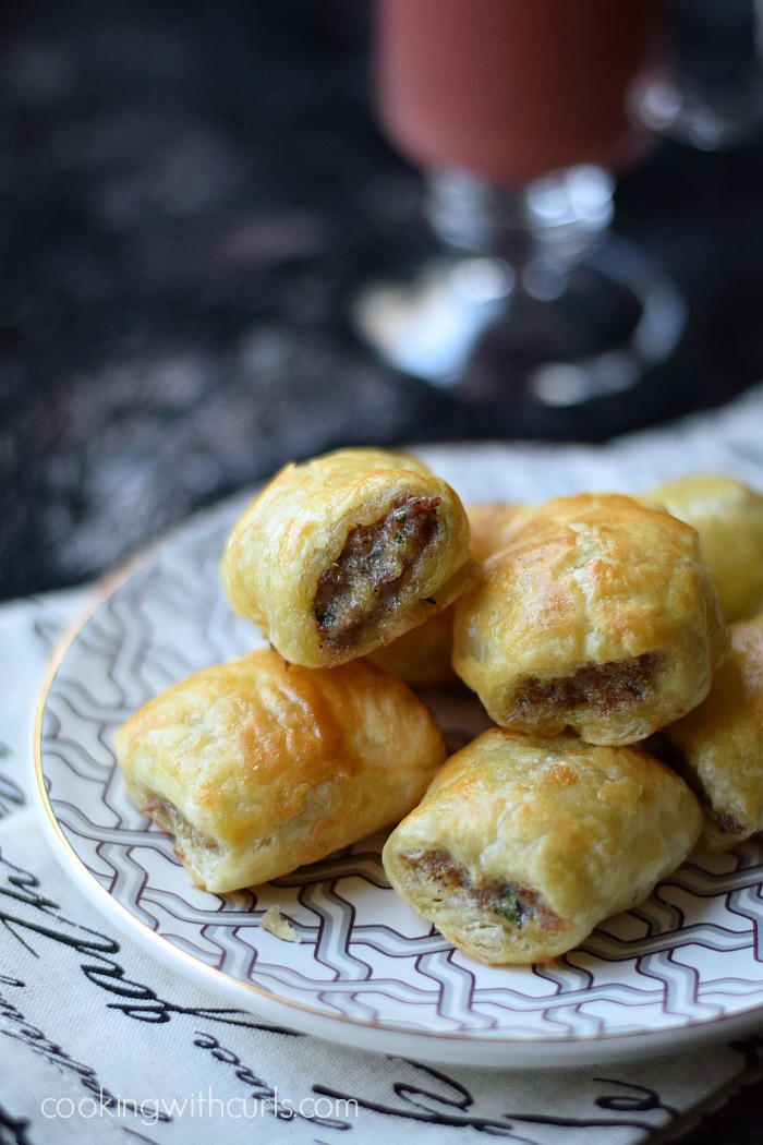 Puff Pastry Sausage Rolls | Cooking With Curls