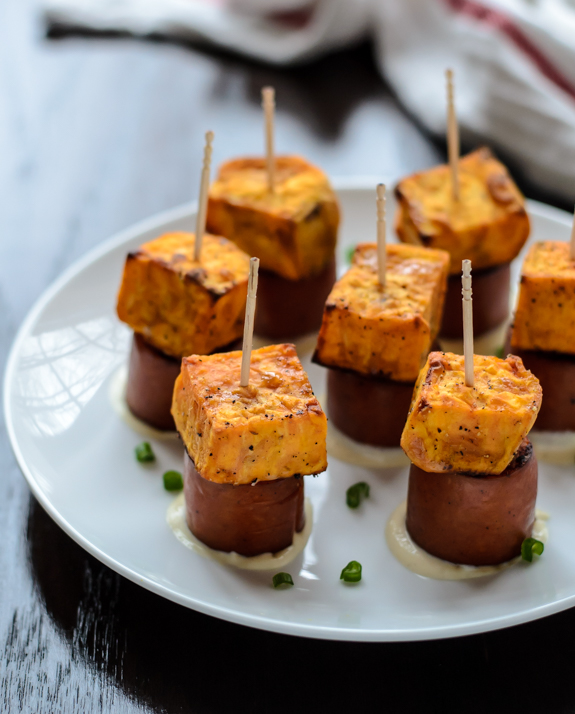 Sweet Potato Sausage Skewers | Well Plated