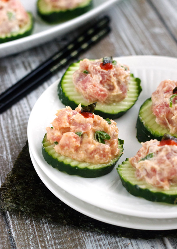 Spicy Tuna Bites | Food Faith Fitness