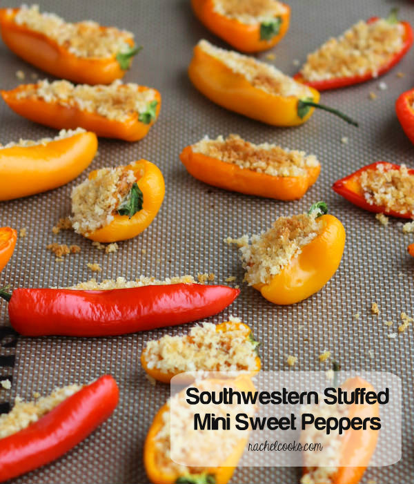 Southwestern Stuffed Mini Sweet Peppers | Rachel Cooks