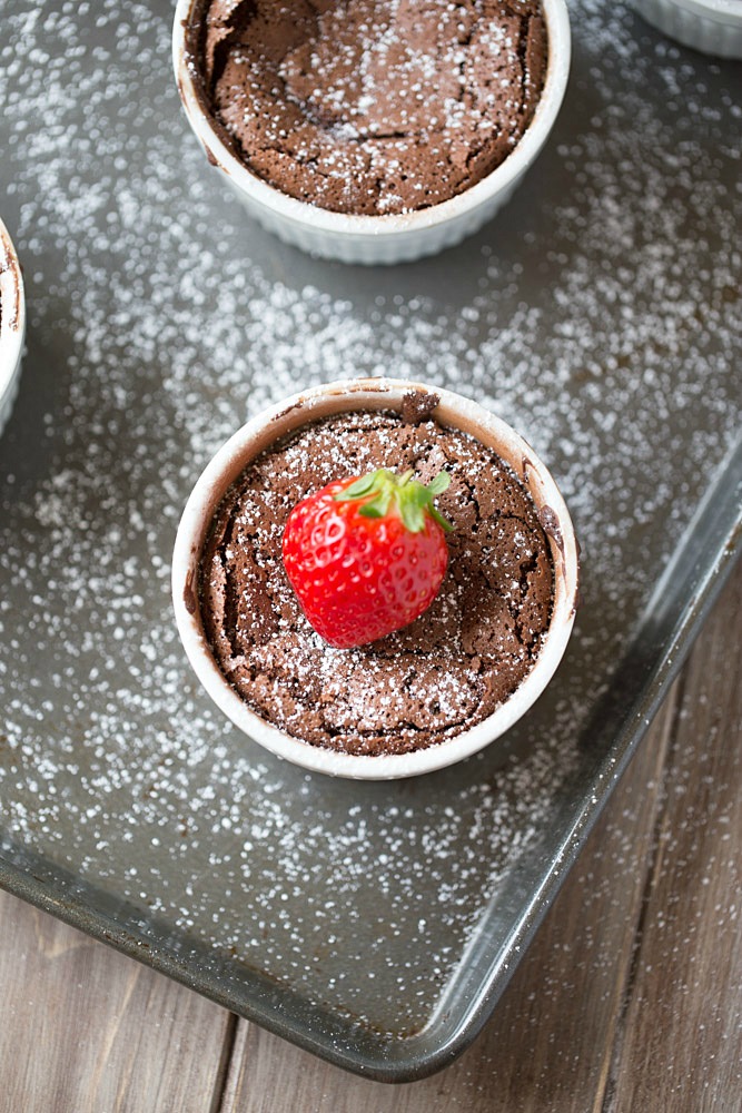 For Dessert: Chocolate Molten Cakes