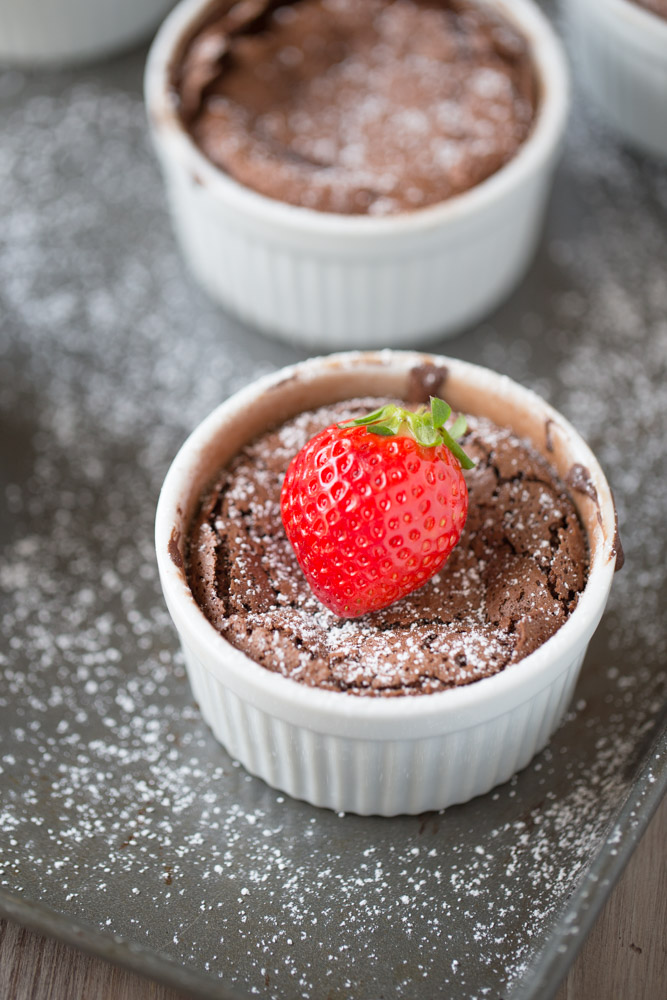 For Dessert: Chocolate Molten Cakes