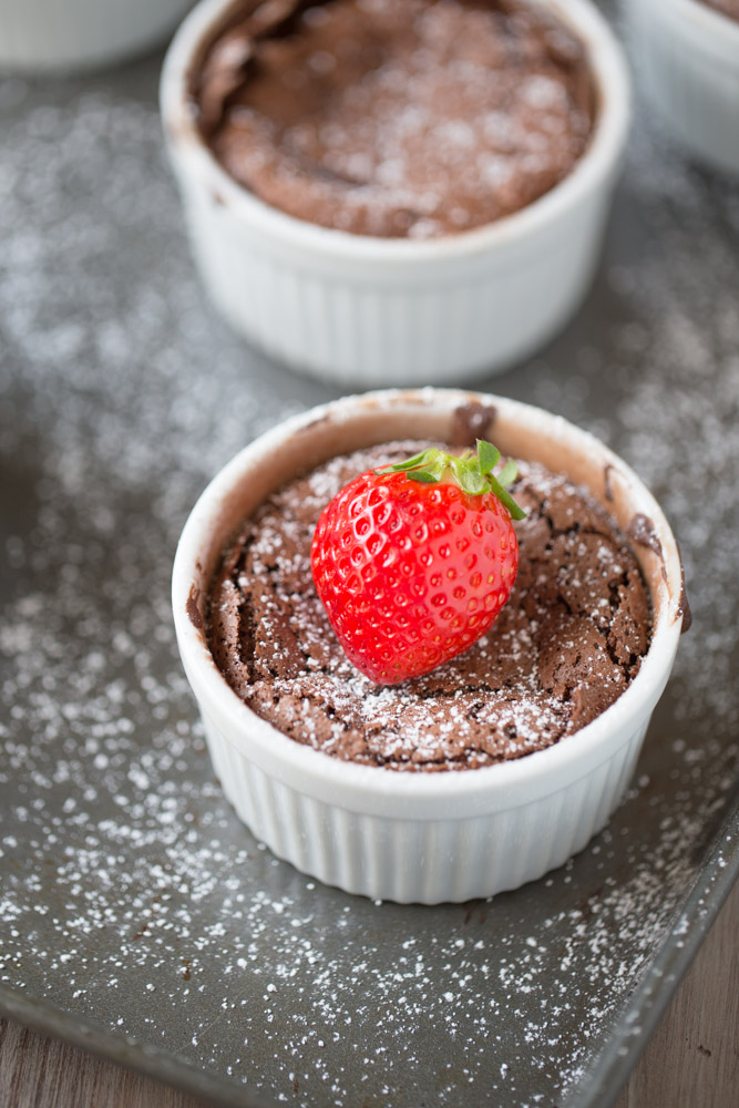 For Dessert: Chocolate Molten Cakes