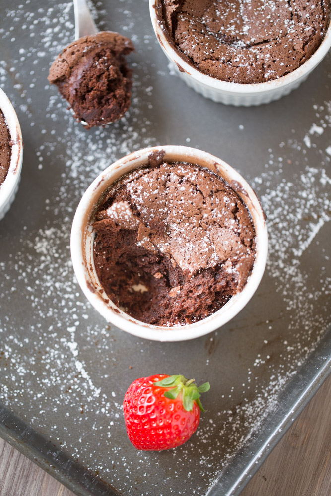 For Dessert: Chocolate Molten Cakes