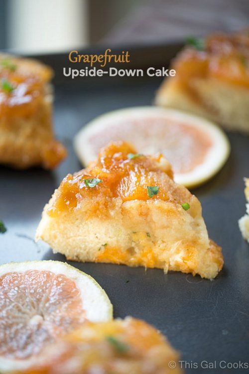 Grapefruit Upside Down Cake This Gal Cooks
