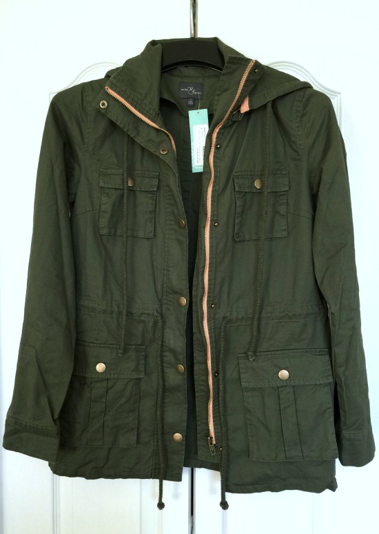 Stitch Fix #9: Chaplin Hooded Anorak Cargo Jacket | This Gal Cooks