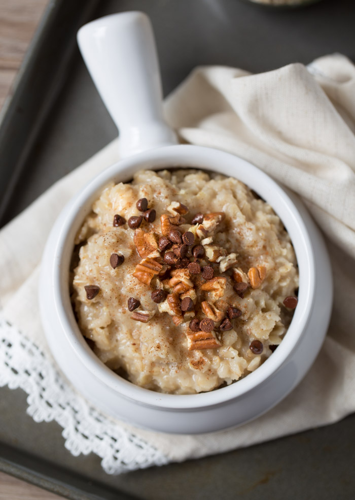 Homemade Maple Brown Sugar Oatmeal | This Gal Cooks