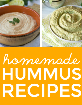 Over 40 simple Homemade Hummus Recipes that you can make in the comfort of your own home! | This Gal Cooks