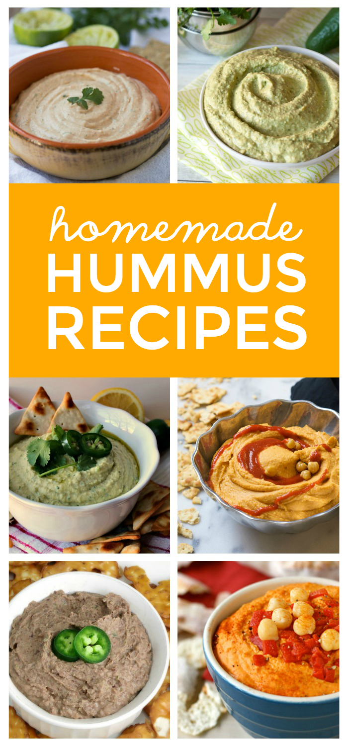 Over 40 simple Homemade Hummus Recipes that you can make in the comfort of your own home! | This Gal Cooks