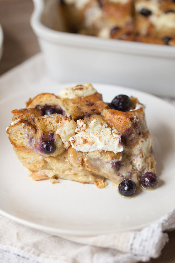 For breakfast: Croissant French Toast Casserole | This Gal Cooks
