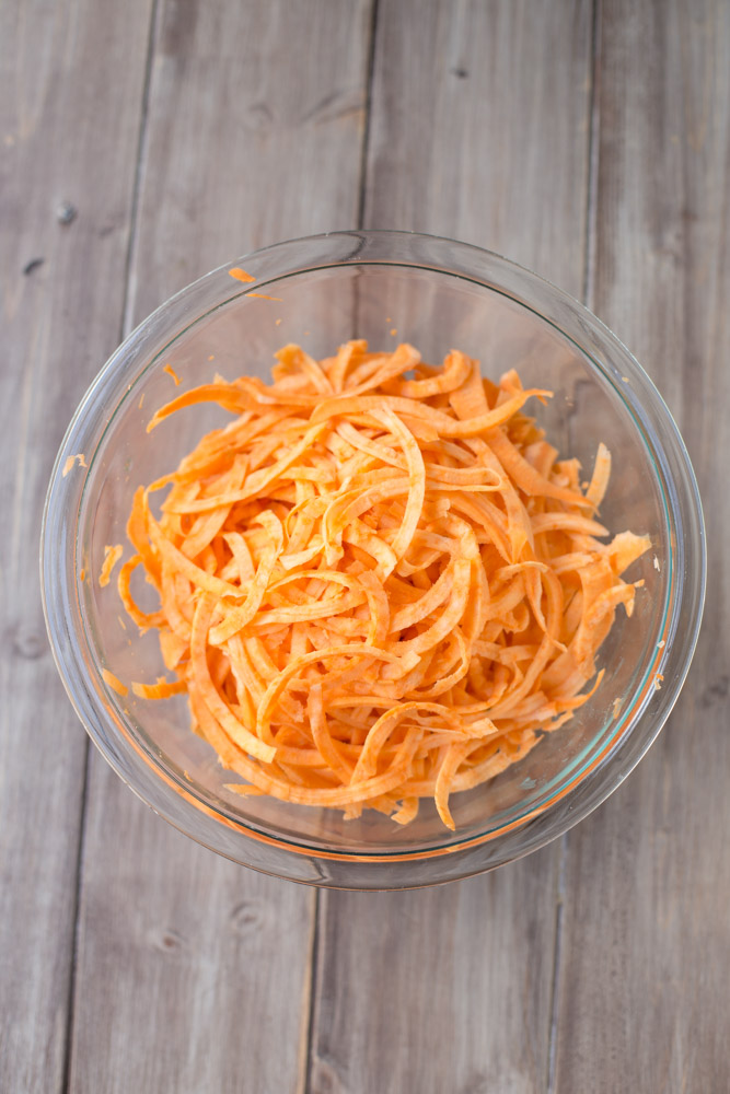 How To Make Healthy Sweet Potato Noodles | This Gal Cooks