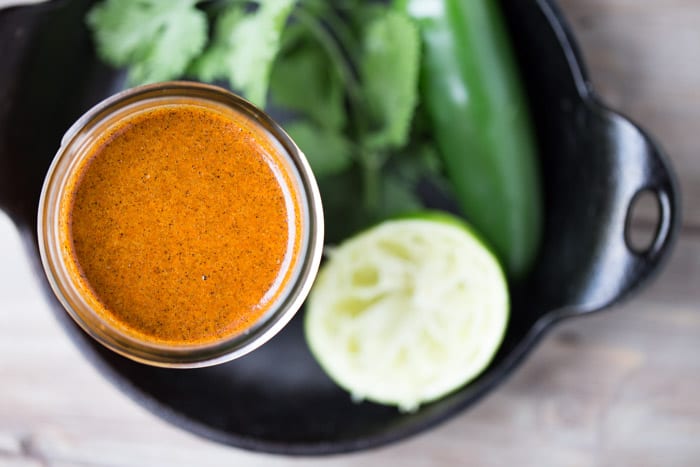 Homemade Enchilada Sauce. This enchilada sauce is gluten free, vegan and made without vegetable oil! | This Gal Cooks 