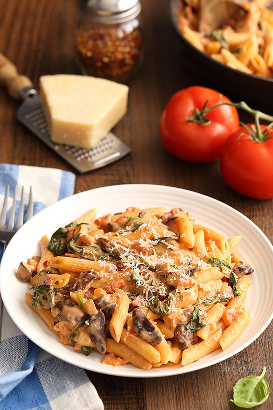 Creamy-Tomato-and-Mushroom-Pasta-8046