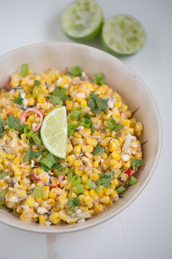 Street Corn Salad (vegetarian + vegan option)