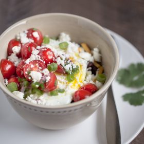 Savory Breakfast Oatmeal (tex-mex style)