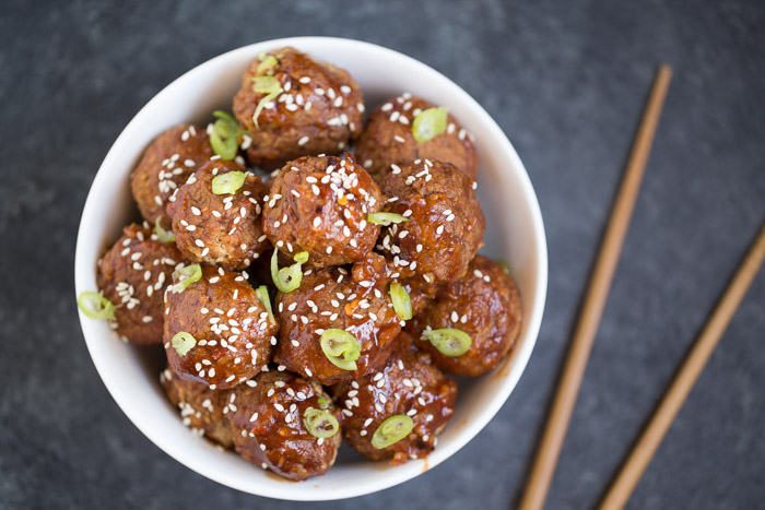 Spicy Asian Vegan Meatballs - appetizer or main dish