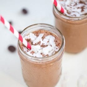 Coconut Mocha Coffee Smoothie.