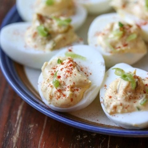Spicy Southern Deviled Eggs
