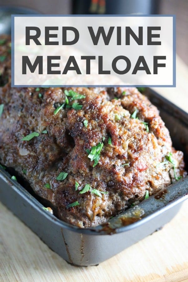 Red Wine Meatloaf is full of BOLD flavors and is one of my favorite #dinner recipes! Super easy to make and incredibly great for leftovers! #meatloaf #recipe #redwine