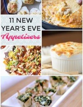 11 New Year's Eve Appetizers #appetizer #newyearseve #partyfood