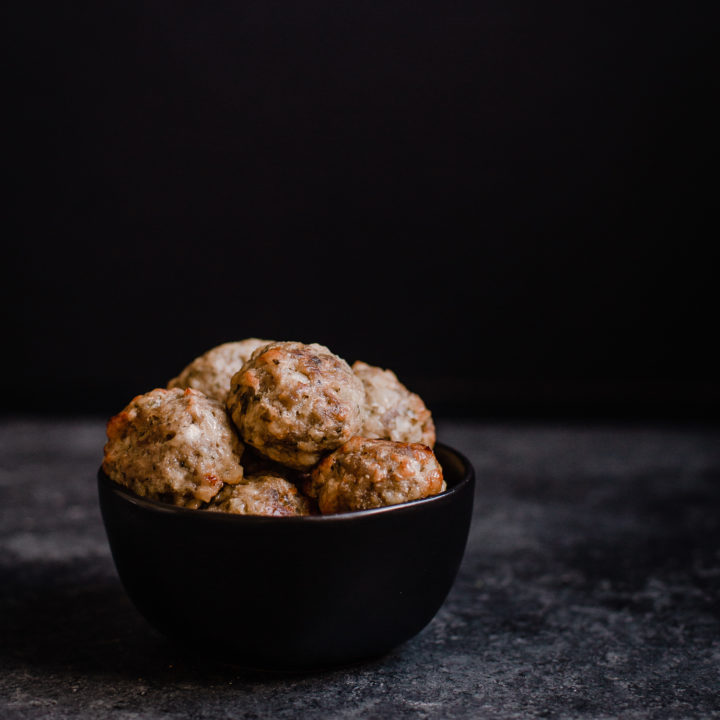 Pork Meatballs (keto and gluten free)